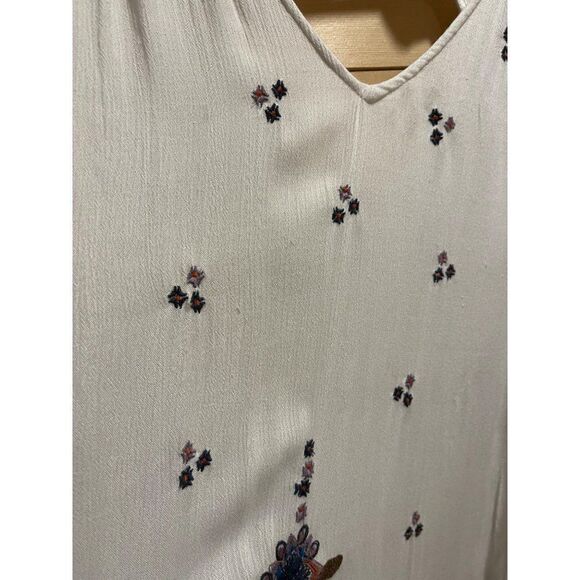 Free People Oxford White Embroidery Boho Dress Small *Flawed* - Picture 5 of 10